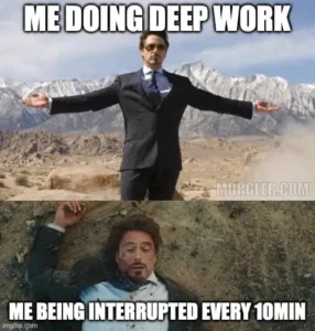 deep work meme